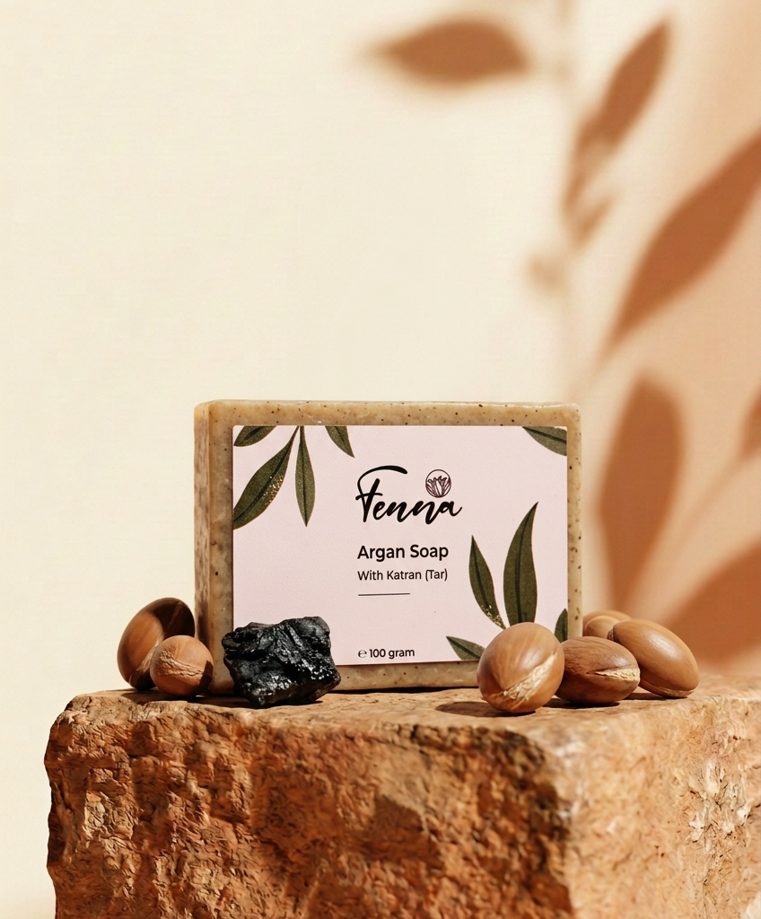 Fenna Exfoliating Argan Soap - Tar (Katran)