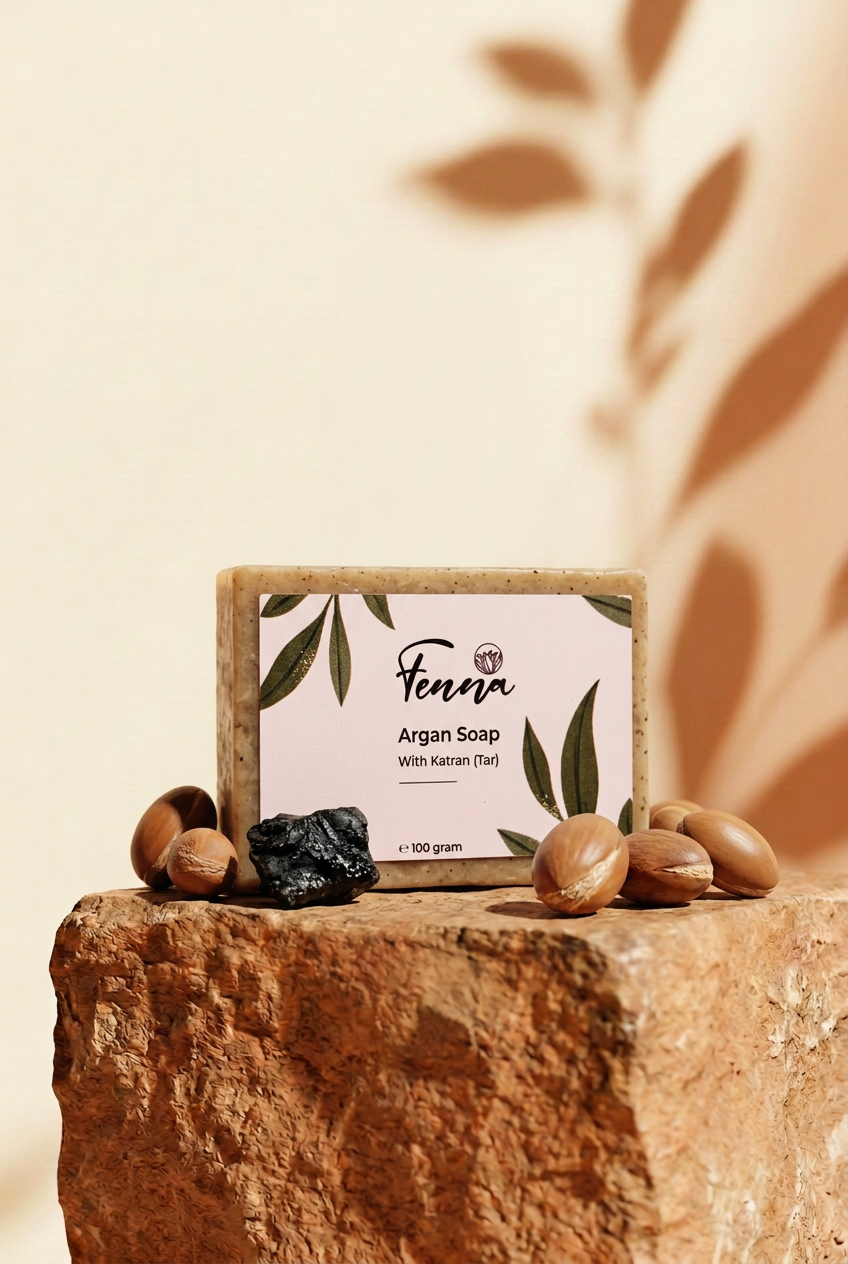 Fenna Exfoliating Argan Soap - Tar (Katran)